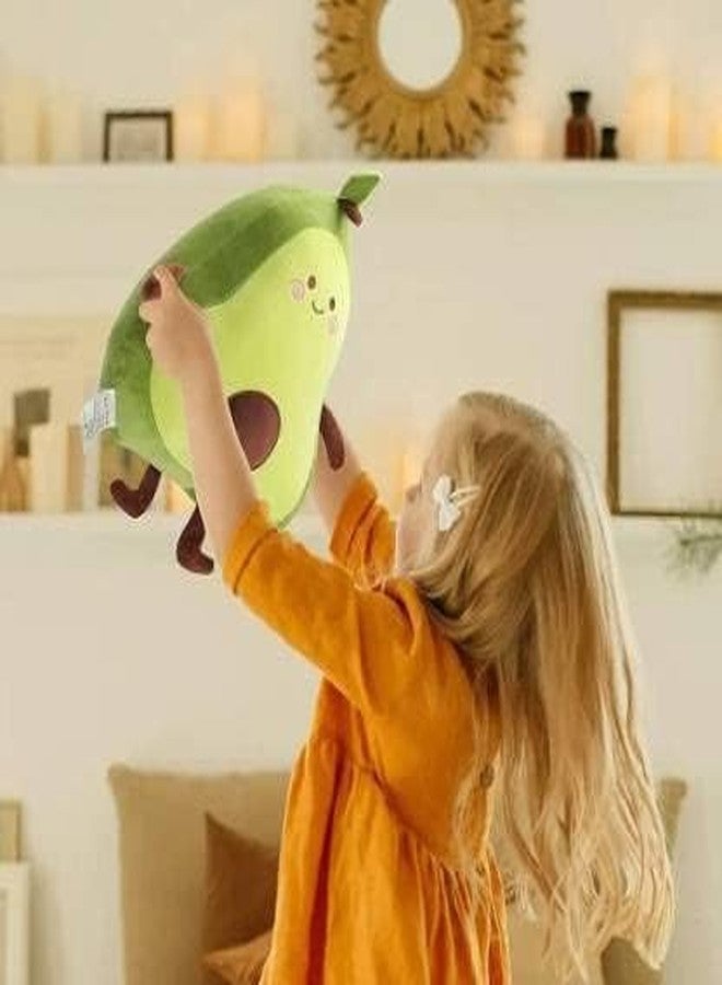 RVA Avocado Soft Toys for Girl and Boys Kids Animal Stuffed Plush Toy Figure Jungle Cartoon Wild Playing Set Cute Toys Comfortable and Cute Softies (Green Size 30cm) - Image 4
